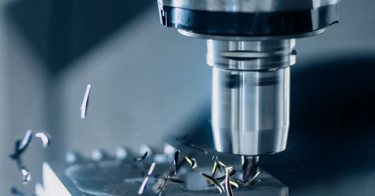 Milling cutter machining a flat metal plate, the operation that makes plate stability matter when choosing MIC-6 aluminum plate